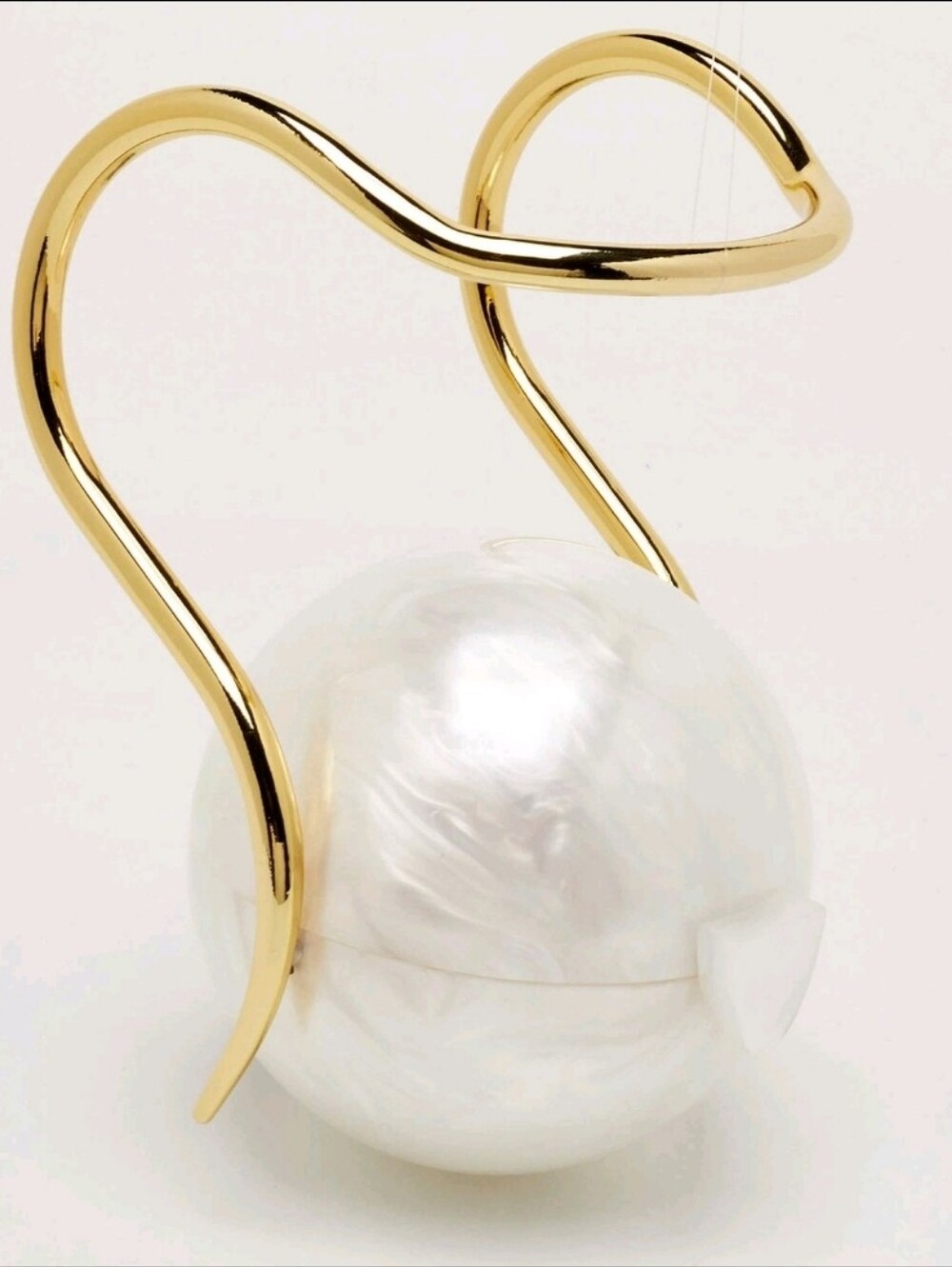 Cult Gaia Pearl Ivory Acrylic Bag - Picture 3 of 7
